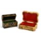 A GEORGE II BLACK AND GILT JAPANNED TEA CADDY, MID 18TH CENTURY - Image 2 of 3