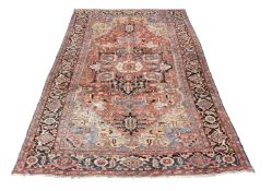 A HERIZ CARPET, CIRCA 1910