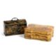 A GEORGE II BLACK AND GILT JAPANNED TEA CADDY, MID 18TH CENTURY - Image 1 of 3