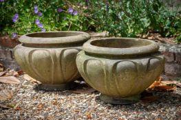 A PAIR OF 'LEIX' TERRACOTTA POTS, ATTRIBUTED TO COMPTON POTTERY, EARLY 20TH CENTURY