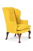 A GEORGE I WALNUT WING ARMCHAIR, CIRCA 1720