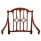 A PAIR OF EDWARDIAN CARVED SATINWOOD OPEN ARMCHAIRS, IN GEORGE III STYLE, CIRCA 1900 - Image 2 of 3