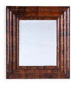 A QUEEN ANNE OLIVEWOOD CUSHION FRAME MIRROR, EARLY 18TH CENTURY