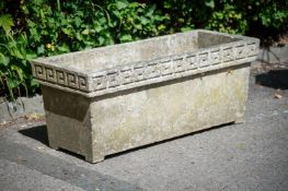 A STONE COMPOSITION PLANTER, EARLY 20TH CENTURY