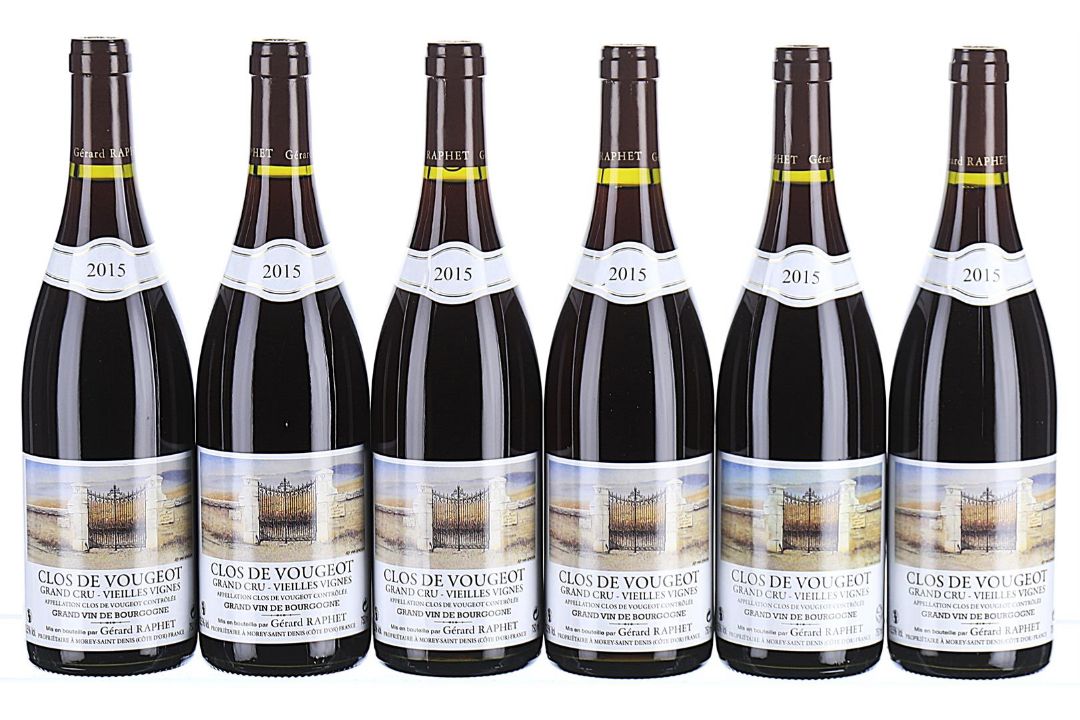 ß 2015 Gerard Raphet, Clos de Vougeot Grand Cru, Vieilles Vignes - In Bond