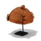 A BEADED YORBE HEADDRESS - Image 1 of 2