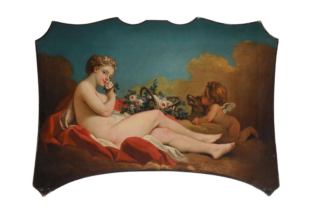 CIRCLE OF JEAN-BAPTISTE MARIE PIERRE (FRENCH 1713-1789), TWO SCENES VENUS AND CUPID (2) - Image 2 of 6
