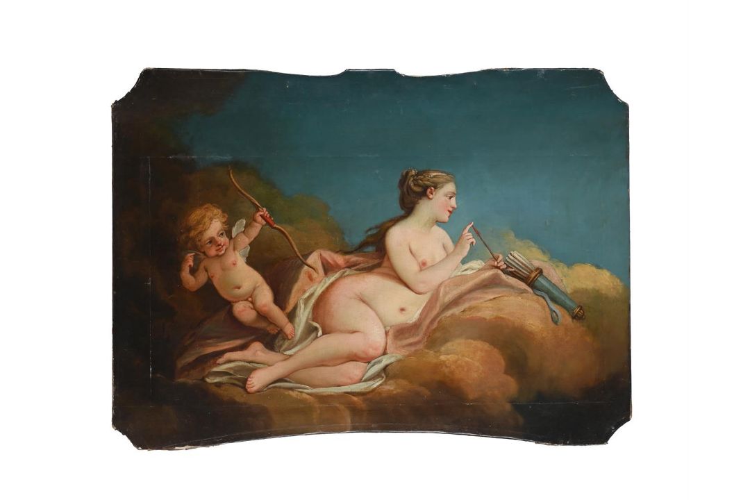 CIRCLE OF JEAN-BAPTISTE MARIE PIERRE (FRENCH 1713-1789), TWO SCENES VENUS AND CUPID (2) - Image 1 of 6