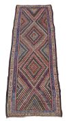AN ANATOLIAN KILIM GALLERY CARPET