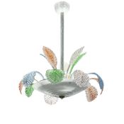 A LARGE GLASS CHANDELIER, LATE 20TH OR EARLY 21ST CENTURY