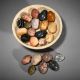 A MARBLE BOWL AND VARIOUS STONE EGGS, CONTEMPORARY - Image 3 of 4