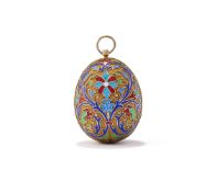 Y A CLOISONNÉ ENAMEL EASTER EGG