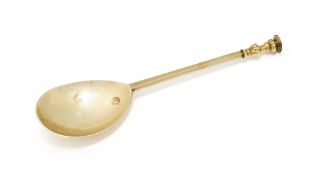 A JAMES I/CHARLES I SILVER SEAL TOP SPOON