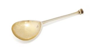 A MID 16TH CENTURY/ELIZABETH I WEST COUNTRY SILVER SEAL TOP SPOON