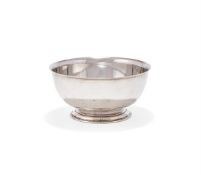 A GEORGE II SILVER PLAIN BOWL