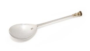 A CHARLES I WEST COUNTRY SILVER SEAL TOP SPOON
