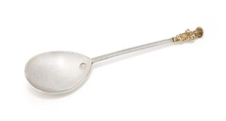 A COMMONWEALTH WEST COUNTRY SILVER APOSTLE SPOON, ST JOHN