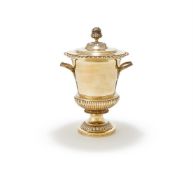 AN EDWARD VII SILVER CUP AND COVER