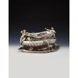 A FRENCH SILVER WINE CISTERN