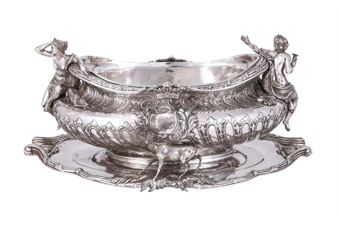 A FRENCH SILVER WINE CISTERN - Image 2 of 5