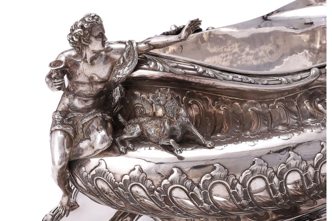 A FRENCH SILVER WINE CISTERN - Image 5 of 5