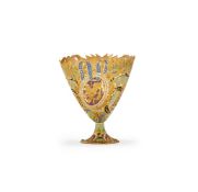 A GOLD AND ENAMEL ZARF FOR THE OTTOMAN MARKET