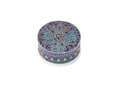 A PLIQUE-A-JOUR AND CLOISONNÉ ENAMEL BOX