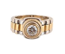 A DIAMOND SET DRESS RING