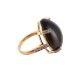 A SMOKY QUARTZ AND DIAMOND DRESS RING - Image 2 of 2