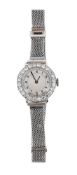 A 1930S AND LATER DIAMOND COCKTAIL WATCH