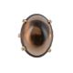 A SMOKY QUARTZ AND DIAMOND DRESS RING - Image 1 of 2