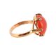 A CORNELIAN AND DIAMOND DRESS RING - Image 2 of 2