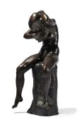 λ STEPHEN BUXIN (BELGIAN, 1909-1996), 'LUCILE COMBING HER HAIR' SCULPTURE; 1981