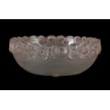RENÉ LALIQUE (FRENCH, 1860-1945), ‘SOUCIS’ BOWL; DESIGNED 1931; PRE 1945