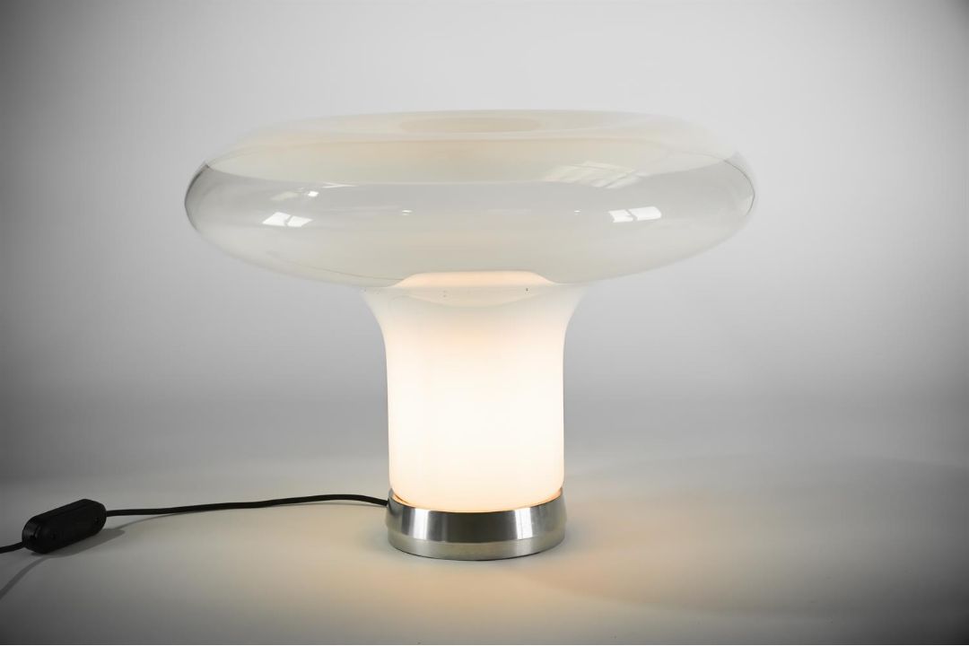 ANGELO MANGIAROTTI (ITALIAN, 1921-2012), 'LESBO' TABLE LAMP FOR ARTIMEDE ITALY; DESIGNED 1967 - Image 2 of 2