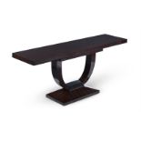 Y AN ART DECO STYLE CONSOLE; 20TH CENTURY