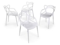 PHILIPPE STARCK (FRENCH, B. 1949), FOUR 'MASTERS' CHAIRS FOR KARTELL; DESIGNED 2010; 21ST CENTURY