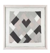 SONIA DELAUNEY (UKRAINIAN, 1885-1979), SCARF; 1969