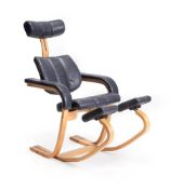 PETER OPSVIK (NORWEGIAN, 1939-2024),'DUO BALANCE' ROCKING CHAIR