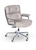 CHARLES AND RAY EAMES (AMERICAN, 1907-1978, 1912-1988), ‘LOBBY CHAIR ES 104’ FOR VITRA