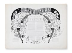 λ ERTÉ (FRENCH, 1892-1990), ‘REVUE “CHOC” 65’ DRAWING; SECOND HALF 20TH CENTURY