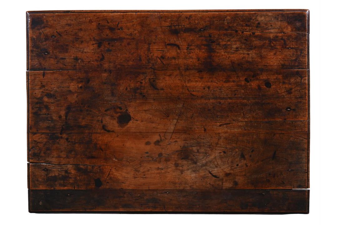 A GEORGE II YEW AND WALNUT SIDE TABLE, CIRCA 1750 - Image 3 of 3