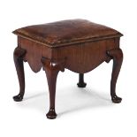 A GEORGE II WALNUT STOOL, CIRCA 1750