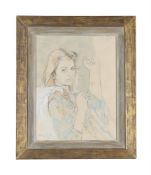 λ JOHN STANTON WARD (BRITISH 1917-2007), STUDY FOR THE ZANDRA RHODES PORTRAIT