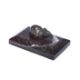 A BRONZE AND MARBLE PAPERWEIGHT OR PRESSE PAPIER, PROBABLY AUSTRIAN, LATE 19TH CENTURY - Image 2 of 2