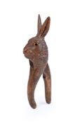 A CARVED WOOD NUT CRACKER OF BLACKFOREST TYPE, CIRCA 1900