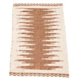 A FLATWOVEN KILIM, IN SWEDISH STYLE
