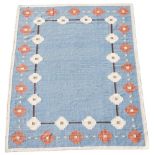 A LARGE FLATWOVEN KILIM, IN SWEDISH STYLE