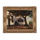 FRENCH SCHOOL (19TH CENTURY), SHADED GARDEN