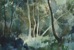 λ EDWARD SEAGO (BRITISH 1910-1974), A WOODLAND CLEARING